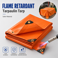Bâche Coréenne Ripstop Renforcée à Œillets, Imperméable, en Toile de Polyéthylène pour Abri Agricole