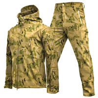 Heren Plus Size Soft Shell Skipak voor Volwassenen, Staande Kraag, Winddicht, Waterdicht, Rits Sluiting, Geweven Snowboardjas en -broek