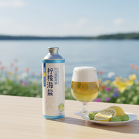 Bière artisanale chinoise Kingstar au citron et au sel marin, goût fruité, 4,1% d'alcool, boisson faiblement alcoolisée en bouteilles de 1L*12, directement de l'usine