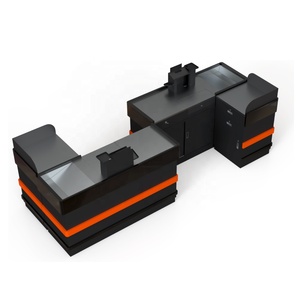 Highbright tùy chỉnh siêu thị cửa hàng tạp hóa thanh toán truy cập với tùy chỉnh thực hiện bán hàng với băng tải - Product Image 3