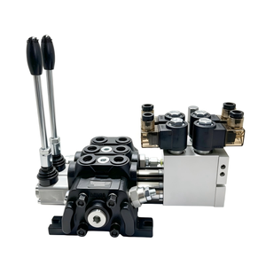 Vanne de commande directionnelle sectionnelle électro-hydraulique à double effet DCV60 60L/min 2 bobines, Fabricant direct et OEM/ODM - Product Image 3