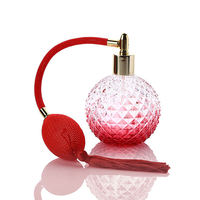 100ml Vintage Rechargeable Parfum Vaporisateur Coloré Parfum Ampoule Atomiseur Bouteille En Verre