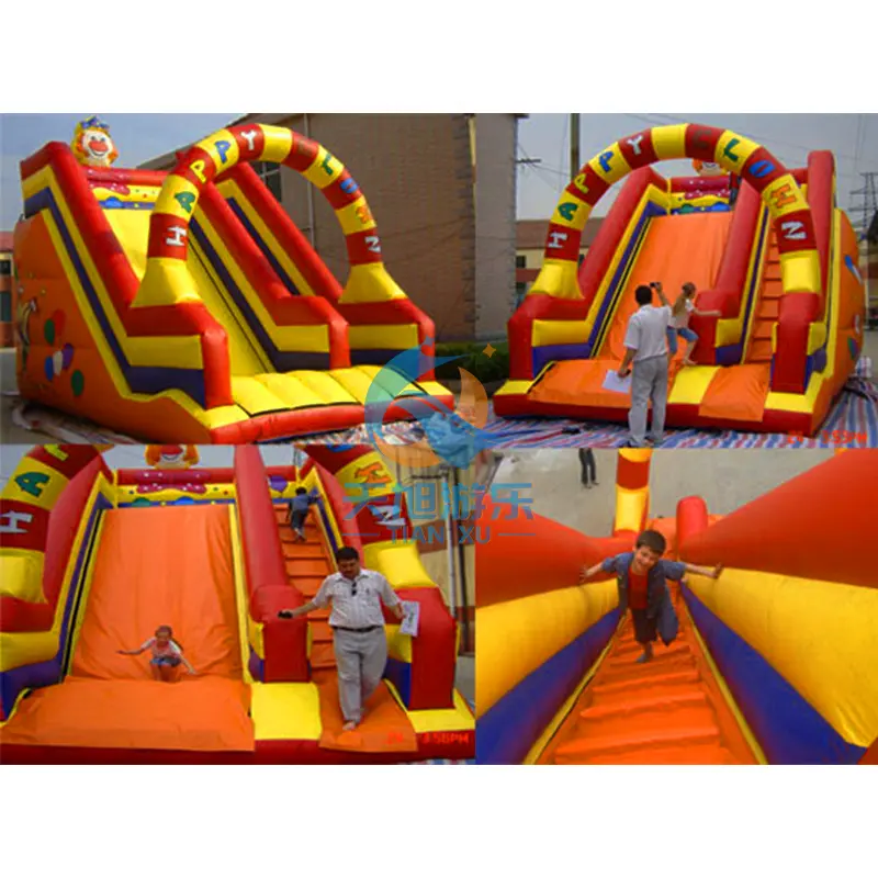 Kích thước tùy chỉnh dành cho người lớn trò chơi thể thao màu sắc chủ đề lớn trong nhà Inflatable Jumper lâu đài khô trượt công viên