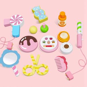 Juego de Mesa y Silla Mágicos para Niñas, Juguete de Madera Rosa, Tocador de Maquillaje de Juguete, Regalos Perfectos para Niñas - Product Image 4