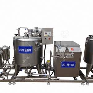 Pasteurizador de leche de 100L, 200L, 300L, 500L, proceso lácteo, línea para hacer yogur, fábrica de granja lechera - Product Image 4