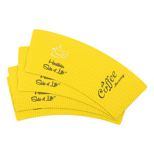 8オンス使い捨て段ボール紙コップ、PEコーティング紙蓋付き、リップルウォールカップ、フレキソ印刷 - Product Image 3