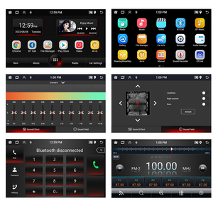 Podofo 1din 7 ''android đài phát thanh xe hơi có thể thu vào màn hình cảm ứng GPS Wifi autoradio Car Stereo DVD Player + 12 LED phía sau máy ảnh - Product Image 2