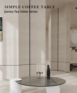 Nordic Ins <span class=keywords><strong>tavolino</strong></span> da <span class=keywords><strong>salotto</strong></span> in <span class=keywords><strong>vetro</strong></span> trasparente minimalista <span class=keywords><strong>tavolino</strong></span> da <span class=keywords><strong>salotto</strong></span> geometrico - Product Image 6