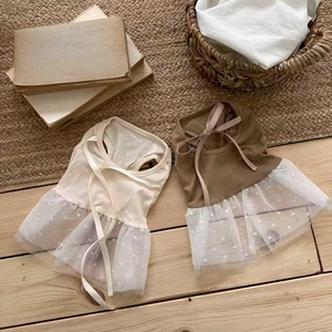 Vestido de Tul con Lazo y Puntos <span class=keywords><strong>para</strong></span> Mascotas, Falda Tutú sin Mangas <span class=keywords><strong>para</strong></span> Perros y <span class=keywords><strong>Gatos</strong></span> Pequeños - Product Image 1