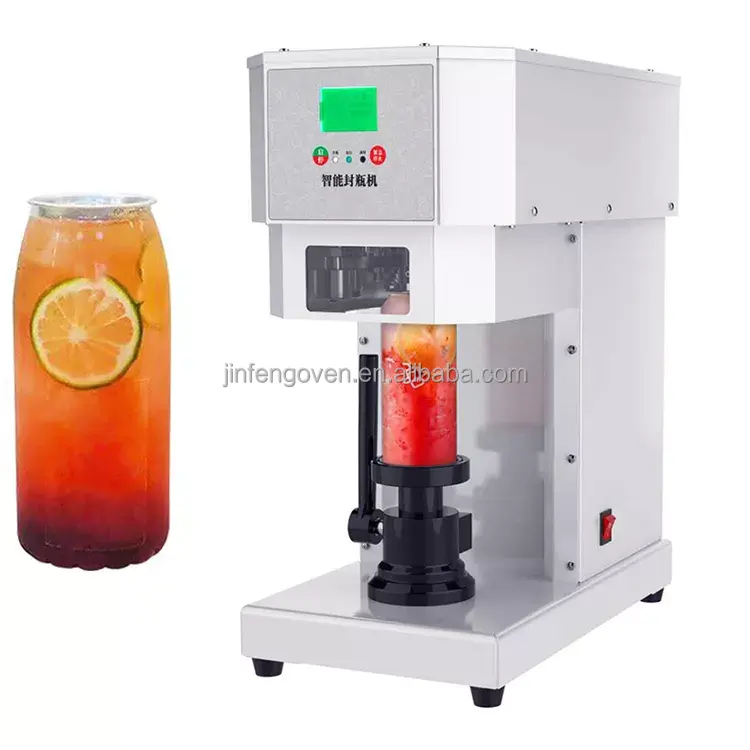 Catering equipment Intelligent Electric Soda Can bottle sealing machine plasticTea Food Drinking Tin Can Capping Sealer