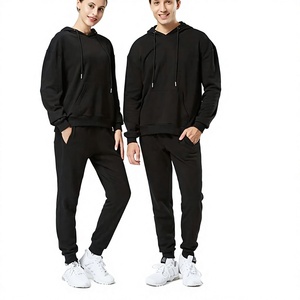Sudadera con Capucha Unisex, 80% Algodón, 20% Poliéster, Felpa Ecológica, Color Sólido, Estilo Urbano, Cierre con Cordón Lateral - Product Image 1