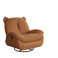 Fauteuil de massage électrique multifonctionnel intelligent en forme d'ours, inclinable, avec commande vocale, en chenille, pour vente en gros