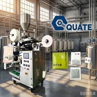 Machine d'emballage automatique de sachets de thé avec pesage et remplissage de précision pour sachets intérieurs et extérieurs