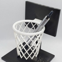 Porte-stylo en forme de panier de basket-ball imprimé en 3D personnalisé, artisanat, ornements, cadeaux, jouets tendance, figurines créatives, jouets pratiques pour la maison