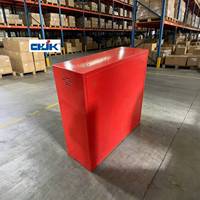 Armoire pour enrouleur de tuyau d'incendie Jinkai avec fenêtre en verre, construction en acier doux flexible, revêtement en poudre, personnalisable pour utilisation avec une borne d'incendie