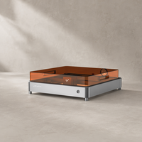 Graveur et découpeur laser Vmyth Genesis-F 20W 400*380mm pour la fabrication de panneaux en bois, affichage LED pour l'éducation STEAM en classe