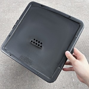 Plastic Square Bee Attracting Bucket 360x300x300 Black For Wild Bee Catching Outdoor Use - Product Image 1
