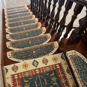 Alfombra antideslizante para escaleras gruesa moderna para el hogar, alfombra de baño hecha a mano para uso doméstico - Product Image 1