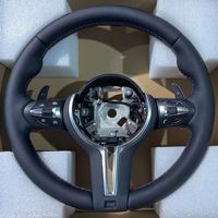 Volant de voiture classique en cuir rond pour BMW F06 F07 F30 F10 F12 F15 F16 F34 F35 F36 F20 F22 F25 F26 F32 F80 M3 M4 M5 X3