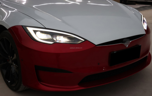 เหมาะสำหรับ <span class=keywords><strong>Tesla</strong></span> Model <span class=keywords><strong>S</strong></span> 2014-2022กันชนหน้าชุดบอดี้โมเดลโมเดลโมเดลอัพเกรดไฟหน้าแบบ one-to-One - Product Image 4