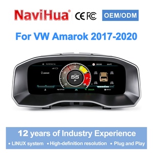 Navihua Nouveau Tableau de Bord Numérique 12,3 pouces pour Voiture, Compteur de Vitesse Virtuel, Système Linux, Carplay Auto pour Volkswagen VW Amarok 2017-2020 - Product Image 1