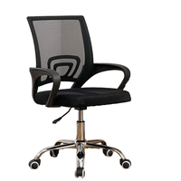 Chaise de bureau moderne en maille, confortable pour longues sessions, pivotante avec roulettes, idéale pour l'e-sport, les dortoirs, les hôpitaux et les écoles, avec fonction de levage.