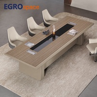 Solution d'aménagement de bureau EGROspace, table de réunion moderne en bois, bureau de direction, bureau de conférence
