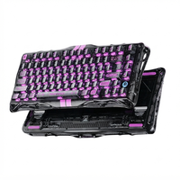 Clavier de jeu filaire magnétique GravaStar Mercury V75 Lite à effet Hall, taux de polling 8 kHz, déclenchement rapide, rétroéclairage RGB, échangeables à chaud
