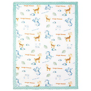 Manta de Bebé de Algodón Puro con Diseño de Animales, Transpirable, para Recién Nacidos, 200g 300g, Uso en las Cuatro Estaciones, Octubre Crystal - Product Image 5