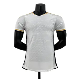 Preço de fábrica por atacado camisa de futebol masculina personalizada versão jogador equipe 2024 home