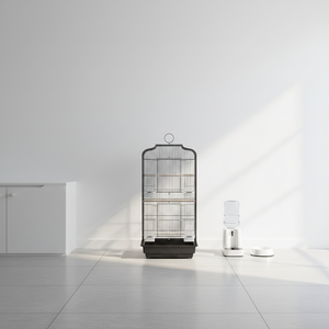Cage à oiseaux robuste en fer avec roues mobiles, grande volière d'élevage <span class=keywords><strong>sur</strong></span> <span class=keywords><strong>pied</strong></span> pour perroquets, pigeons, ménagères, avec revêtement en poudre - Product Image 1