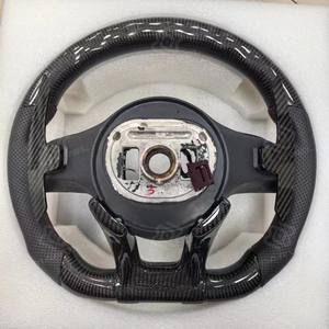 Volante Deportivo de Cuero y Fibra de Carbono con Pantalla LED para Mercedes-Benz <span class=keywords><strong>AMG</strong></span> W204 W205 W211 W203 W212 W176 W213 W222 C63 Clase G - Product Image 6