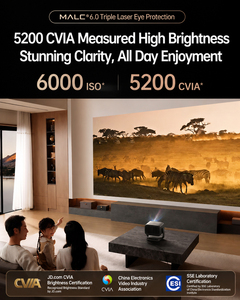 Projecteur laser triple couleur 4K JMGO N5S Ultra, 6000 lumens CVIA, MALC 2.0, projecteur intelligent pour cinéma maison - Product Image 5