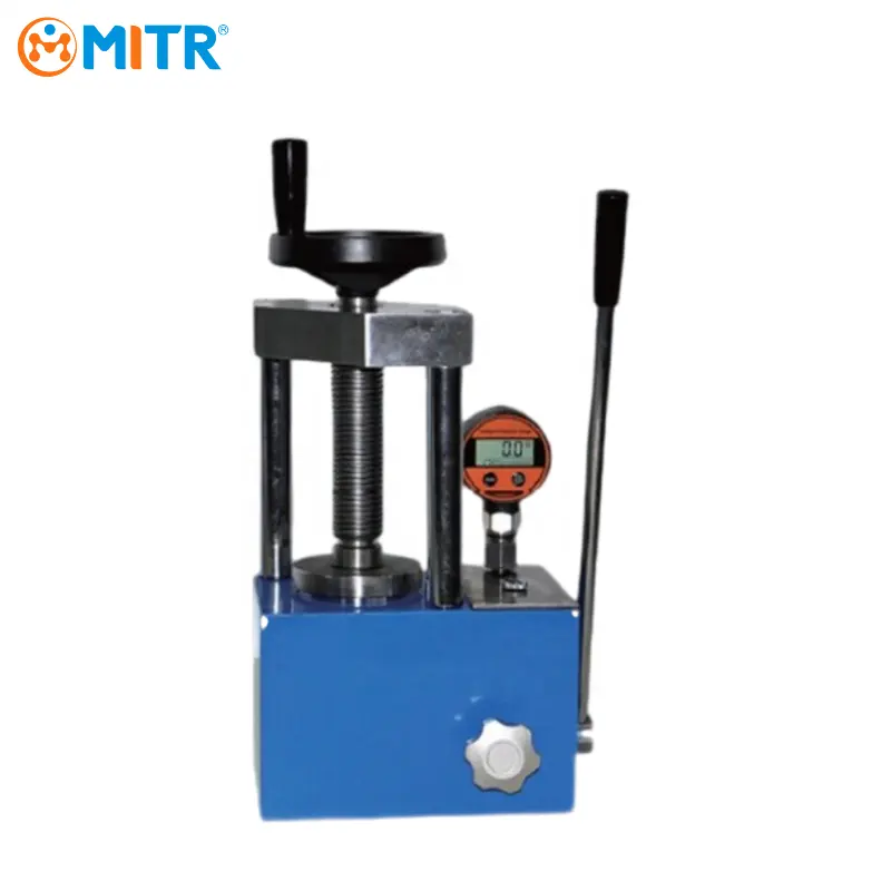 MITR Private Label Digital Display Mini Small Lab Manual Powder Forming Pellet Press Machine
