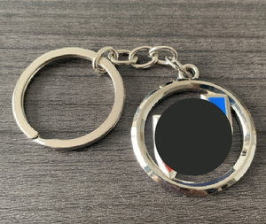 พวงกุญแจคาราบิเนอร์สำหรับรถยนต์พวงกุญแจโลหะสังกะสีเคลือบหลากสีสำหรับส่งเสริมการขายโลโก้ - Product Image 4