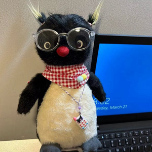 Peluche de Pingüino Rockhopper de Jely Cat, Juguete de Peluche con Pelo Puntiagudo para Niños, Regalo de Cumpleaños para Bebés, Decoración para el Hogar y el Sofá - Product Image 3