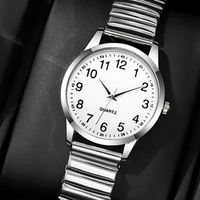 Montres à bracelet élastique grande taille pour hommes et femmes, tendance, cadeaux événementiels, montres à quartz pour couple, vente chaude