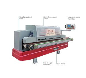 AiTao Best PLC Core 45 Degree Stone Grinding Machine for Stone Ceramic Tile 30MM Thickness High Safety 12KW Power Easy Operation - Product Image 2