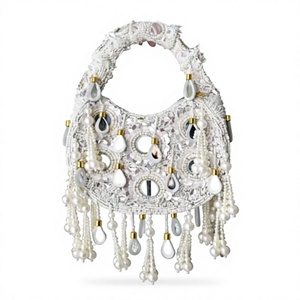 Bolso de Noche de Lujo para Mujer, Cartera de Mano de Moda para Boda, Fiesta, Vestido, Bolso de Hombro con Cadena, Bolsos Tipo Concha para Mujer - Product Image 1