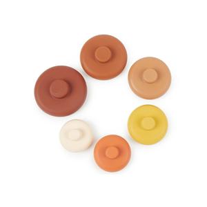 Bieco Torre Apilable Silicona Chocolate Bliss 6 piezas - Product Image 2
