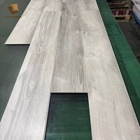 Mejor azulejo de vinilo de lujo roble LVT suelo rígido de vinilo de alto brillo piso de PVC