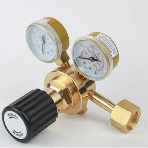 Regulador de Presión de Argón y Dióxido de Carbono de Latón, Manómetro de CO2 y Válvula Reductora para Helio y Acetileno para Uso Industrial - Product Image 3