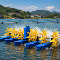 Aérateur à roue à aubes flottante 2,2 kW 3 CV, fabricant chinois pour les besoins spécifiques des étangs