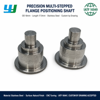 Colonne de positionnement à paliers multi-étapes avec axe de centrage à bride usiné CNC sur mesure, directement de l'usine