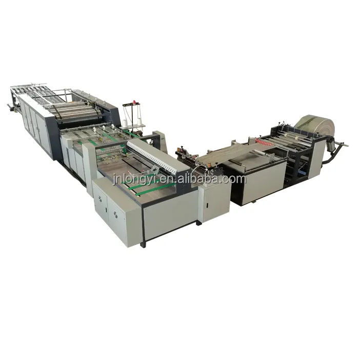 High quality bag cutting and sewing printing machine automatic pp plastic woven sack bag making machine for sale