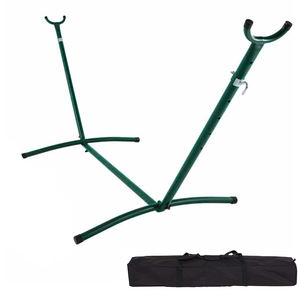 काले 9 फुट Hammocks समायोज्य वियोज्य समर्थन आउटडोर स्टील फ्रेम के लिए खड़े हो जाओ - Product Image 5