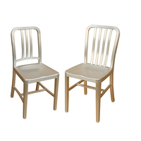 Chaises latérales de bateau en aluminium anodisé brossé, vente en gros
