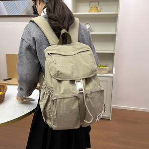 <span class=keywords><strong>Sac</strong></span> à <span class=keywords><strong>dos</strong></span> imperméable à grande capacité de style japonais rétro avec fermeture éclair pour hommes et femmes, <span class=keywords><strong>sac</strong></span> à <span class=keywords><strong>dos</strong></span> décontracté et simple - Product Image 2