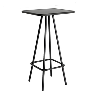 Wholesale Classic Style Best Quality <b>Bar</b> <b>Table</b> Black Coated Furniture with Chair for Home or Hotel for Basement Use - Product Image 1