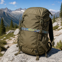 Sangle en sangle élastique tressée diagonale en fil mélangé personnalisé pour laisse de chien, collier pour animaux de compagnie, équipement de plein air, sangle de sac à dos – Usine OEM ODM